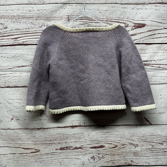 Golightly Lavender Cashmere Cardigan Size 3-6 Months - Picture 3 of 3